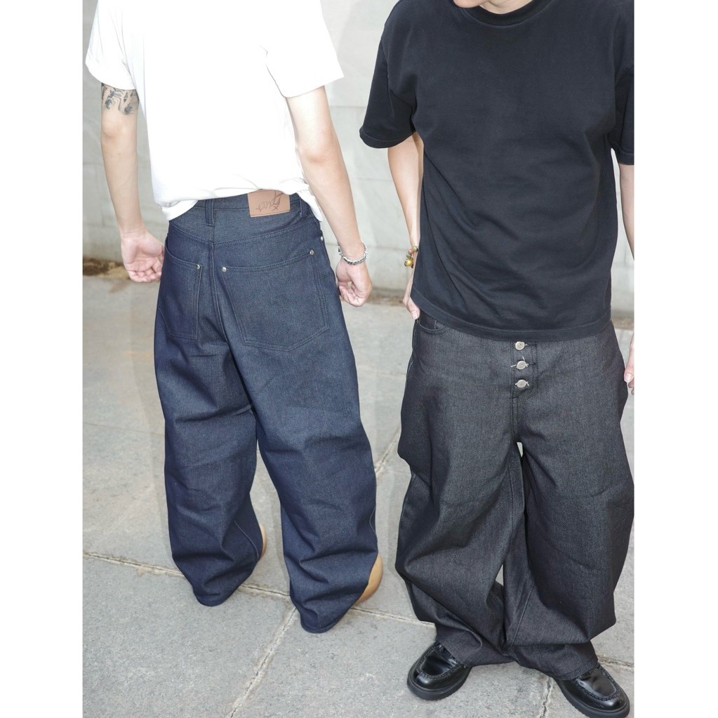 Raw Denim Baggy Balloon / กางเกงยีนส์แบ็คกี้บอลลูน