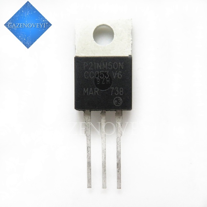 ชิป STP21NM50N P21NM50N TO-220 550V 18A 5 ชิ้น