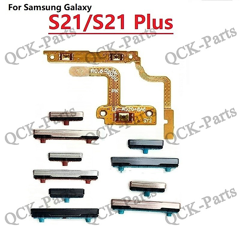 สําหรับ Samsung Galaxy S21 / S21 Plus Power Volume ปุ่มด้านข้าง Flex Cable Keys Replacement Part