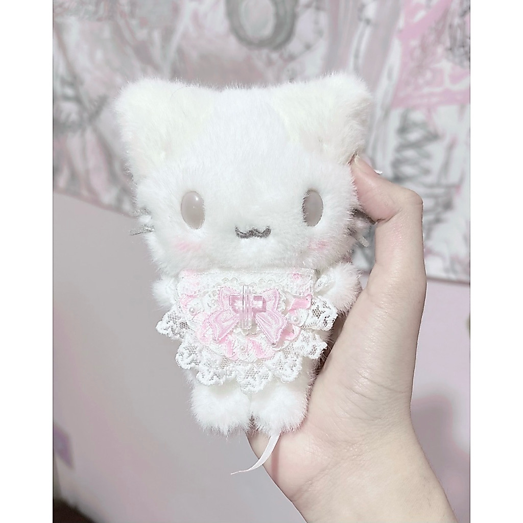 จัดส่ง1-3วัน ผ้ากันเปื้อนตุ๊กตา10-15cm ลูกไม้น่ารัก