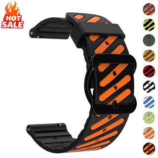 22 มม.สายคล้องคอซิลิโคนสําหรับ Huawei GT6/5/4 46 มม. Amazfit Balance 2/1 สําหรับ Garmin forerunner 265/965/970 สําหรับ Xiaomi นาฬิกา S5 S4 S3 สาย Band