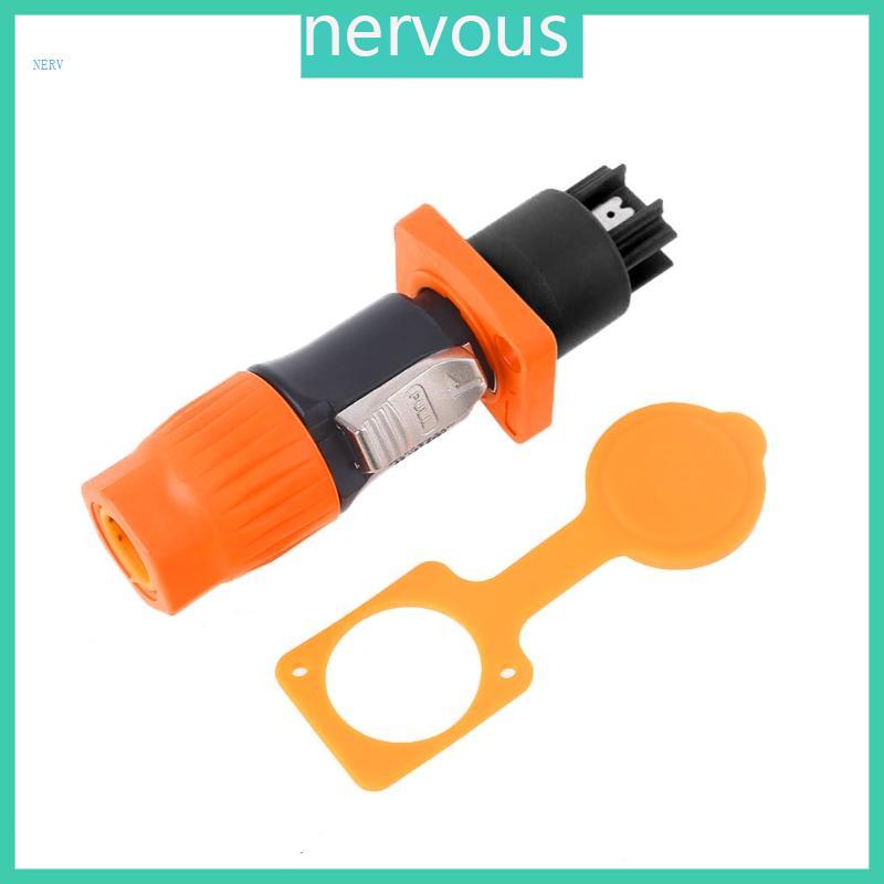 NERV 20A ปลั๊กการบินสายไฟ Coonector ปลั๊กไฟกันน้ําสําหรับจอแสดงผล LED