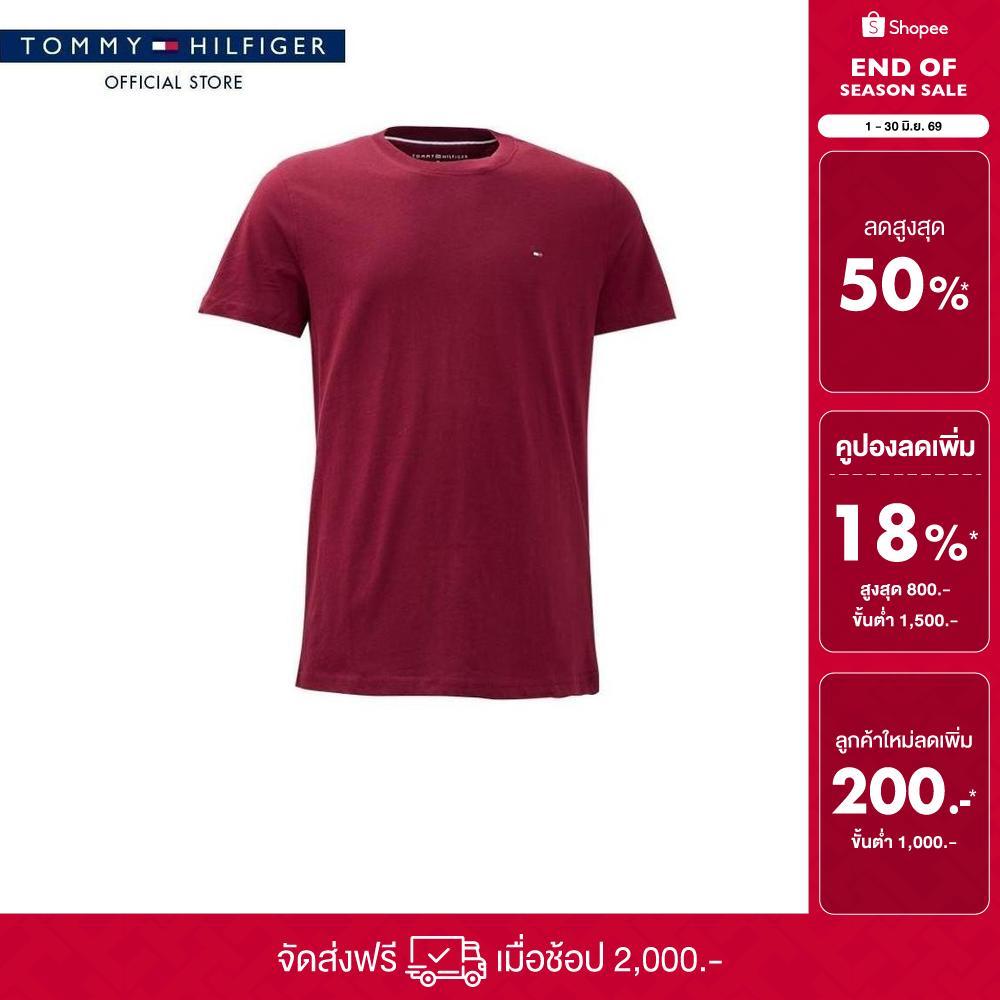 [Special Collection]Tommy Hilfiger เสื้อยืด ผู้ชาย รุ่น XM0XM05487 VLP - สีแดง