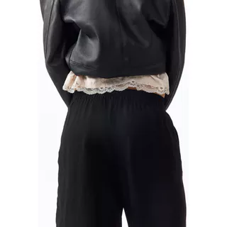 H&M(เอชแอนด์เอ็ม) กางเกงผ้าลินินผสม ผู้หญิง 1259065_1