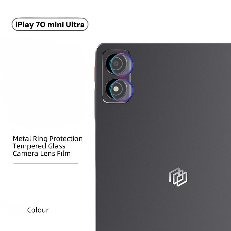 กระจกป้องกันกล้องด้านหลังสําหรับ Alldocube iPlay 70 mini Ultra ลายเซ็นแหวนโลหะป้องกันกล้องสําหรับ iPlay 70 mini Pro iPlay 60 mini เลนส์ฟิล์มแก้ว