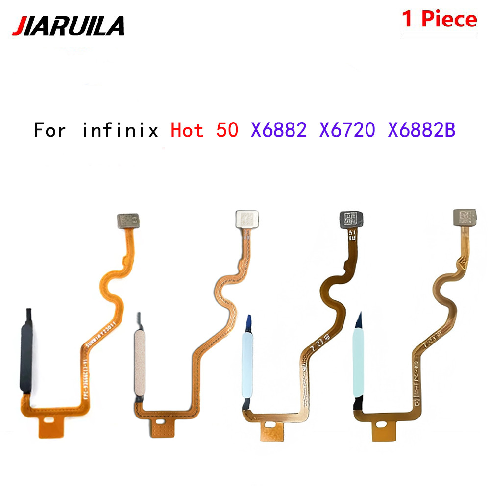 สําหรับ infinix Hot 50 X6882 X6720 X6882B เซ็นเซอร์ลายนิ้วมือเครื่องสแกนเนอร์ Touch ID Connecter ปุ่