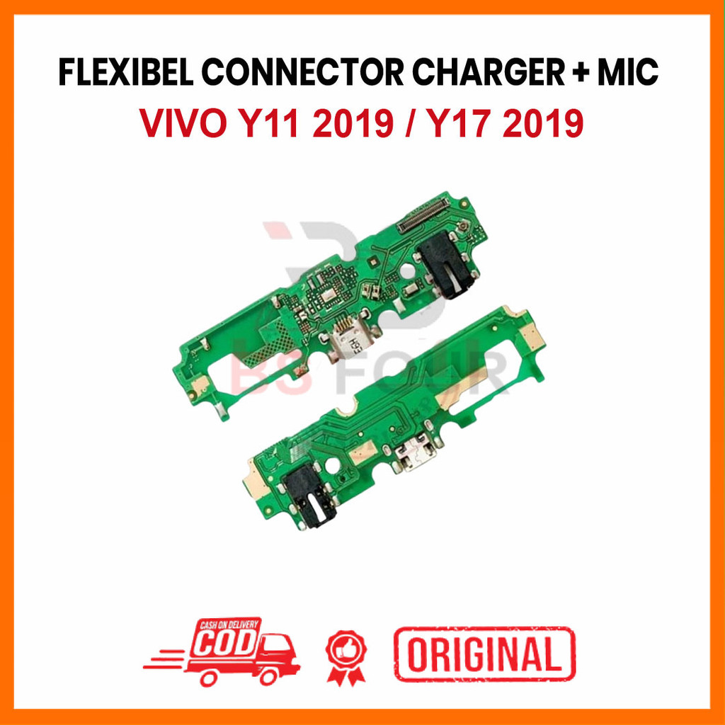 FLEXIBLE CONNECTOR CHARGER VIVO Y11 2019 / Y17 2019 แฮนด์ฟรี + ไมค์