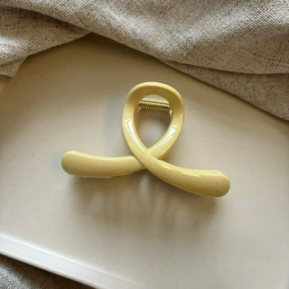 กิ๊บติดผมรูปเมฆสีขาวสีเหลือง Hairpin Headwear อุปกรณ์เสริมเกาหลี