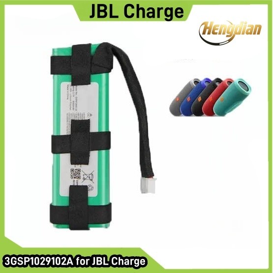 JBL Charge 3 6000mah 3.7v ความจุที่แท้จริงสําหรับ GSP1029102ลําโพงบลูทูธไร้สายแบตเตอรี่