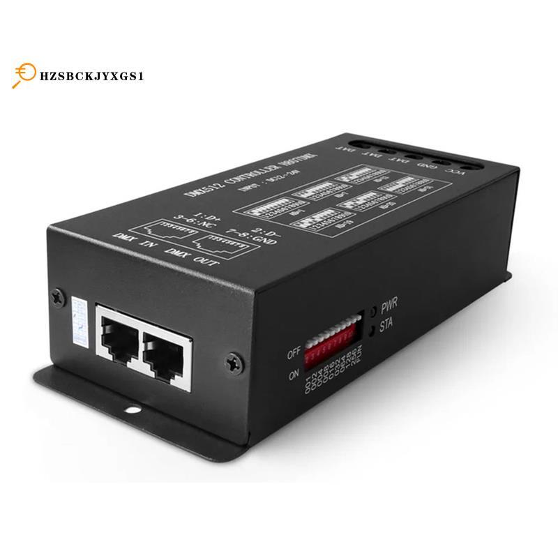 [hzsbckjyxgs1]DMX512 H807 RGB LED Controller WS2811 WS2812B WS2813 WS2815 พิกเซล LED Strip Controlle