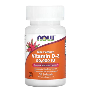 [ล๊อตใหม่สุด] Now Food วิตามินดี 3 Vitamin D3 1,000 - 50,000 IU 120/240 Soft เหมาะกับผู้ที่ไม่ค่อยได้รับแสงแดด
