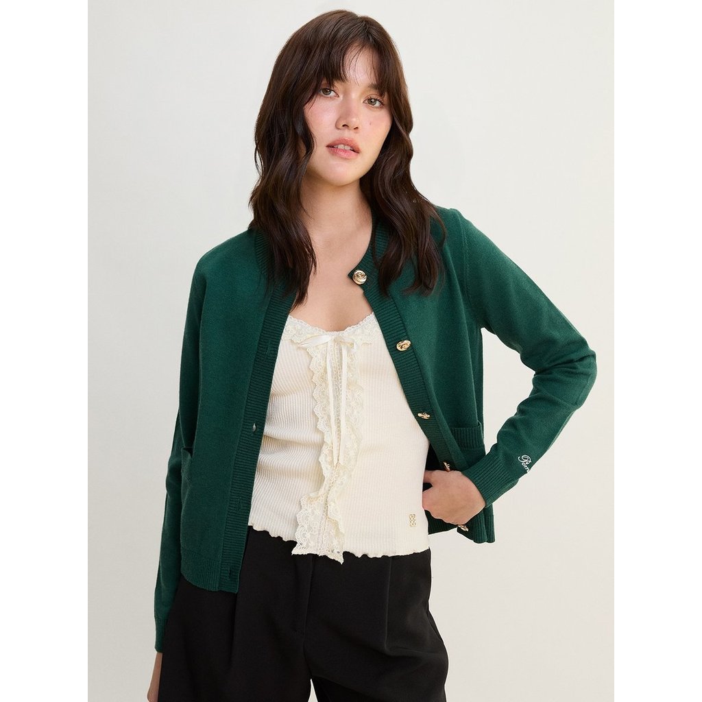 [Pomelo] เสื้อคาร์ดิแกนถัก / Knit Cardigan