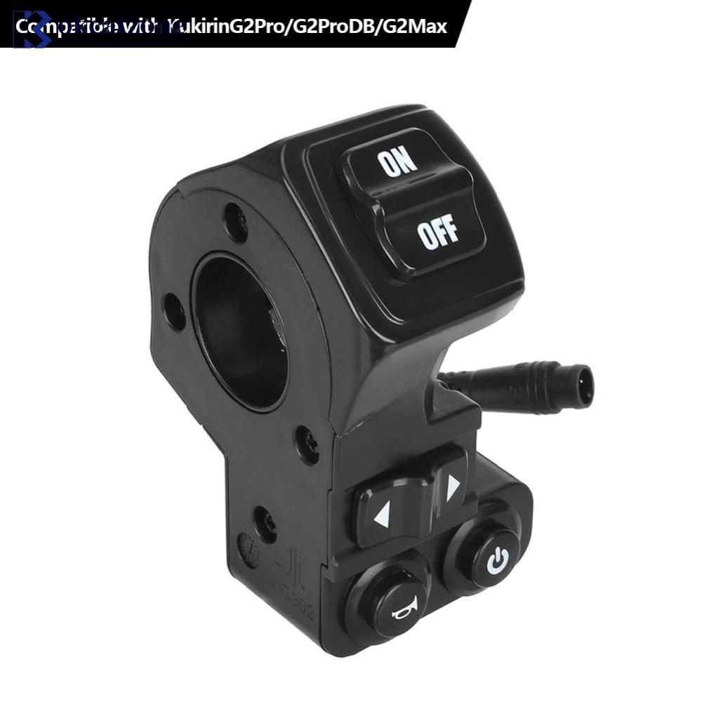 OKCATZONE 6-Pin Multi-function ปุ่ม 4-in-1 Horn & Turn สัญญาณสวิทช์กันน้ําสําหรับ Kukirin G2 Pro G2 