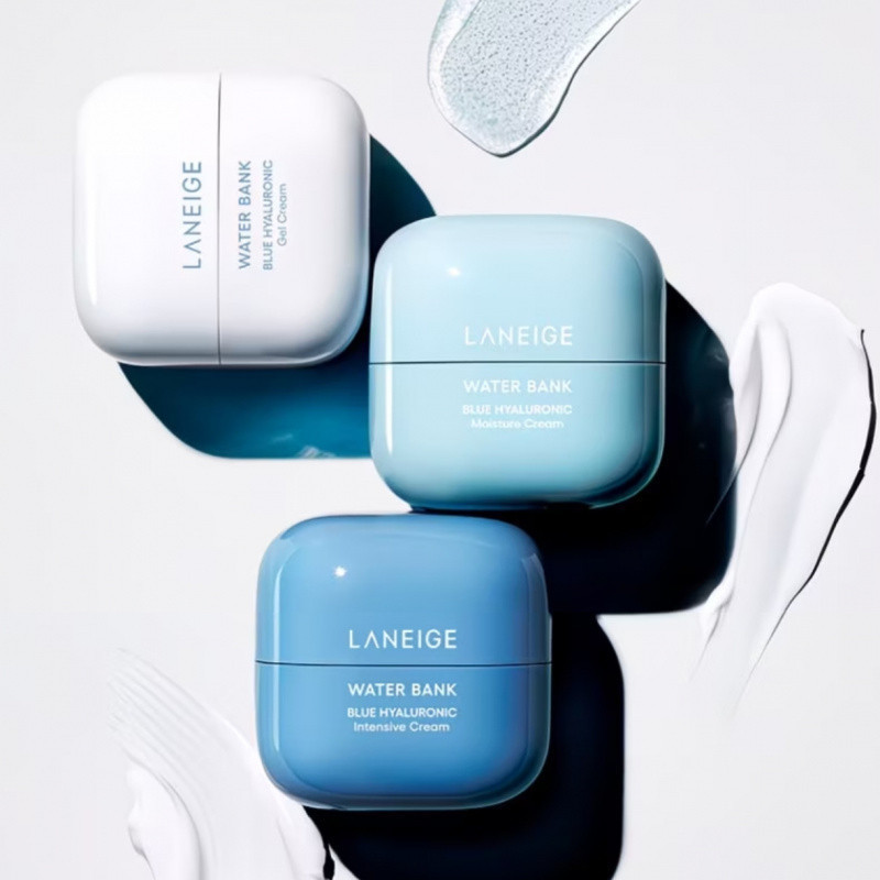 LANEIGE ใหม่ Shuikute Face Care ครีม Little Blue Shield Skin Care ผลิตภัณฑ์ครีมบํารุงผิวหน้า Repairing Moisturizing Soothing และ Night Owl Saviour Nourishing Care Face Cream