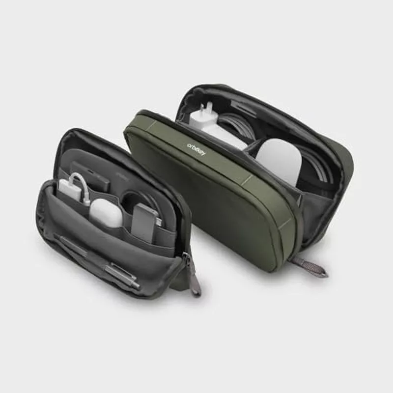 Orbitkey Slim Travel Gadget Tech Organizer Compact Bag