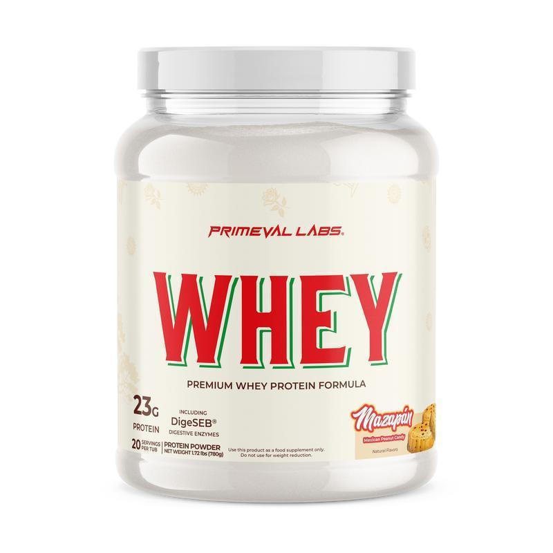 PrimevalLabs เวย์โปรตีน รสอร่อย-โปรตีนสูง เสิร์ฟ23Gram รสละตินแท้ MJT8