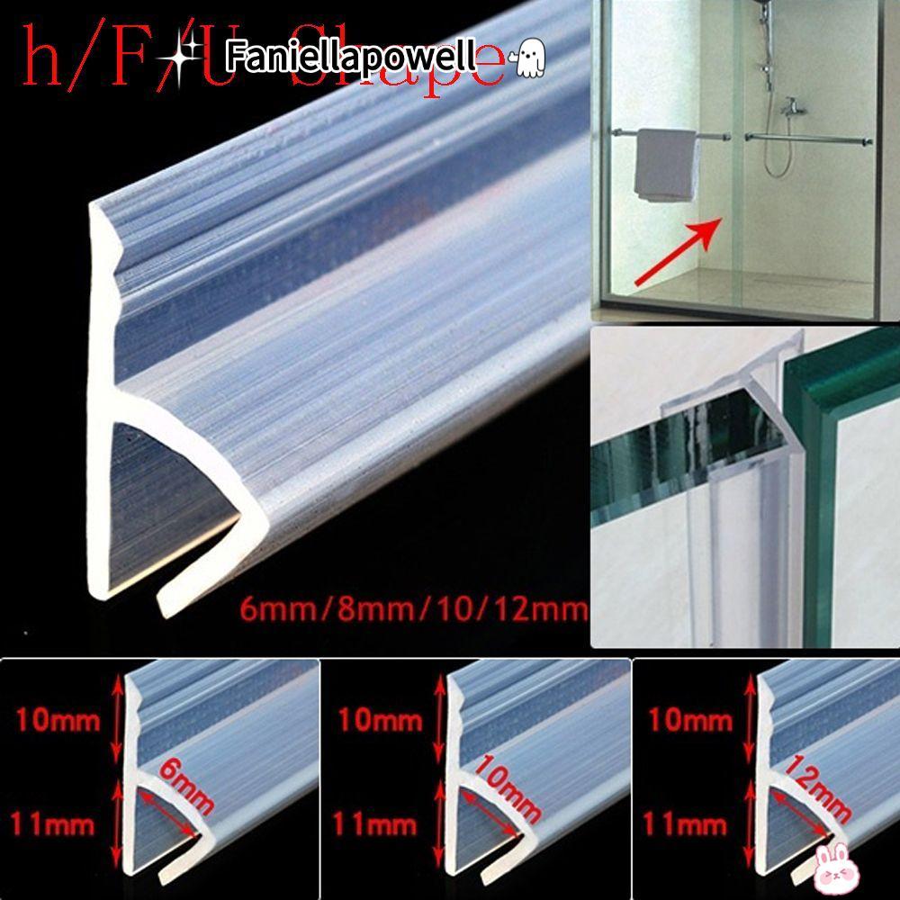 FANIELLAPOWELL 1M 6-12 มม.FU h Shape Sealing Strips Home & Living Bath Screen Home Improvement Windo