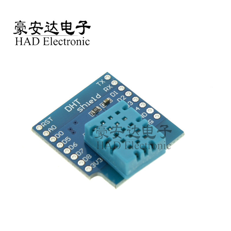 DHT Pro Shield สําหรับ D1 mini DHT11 Single-bus กลึง字温度感器