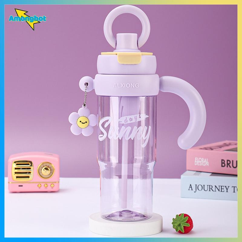 Amonghot> 2-Way Drinking Ring Handle Ice Cup ใหม่