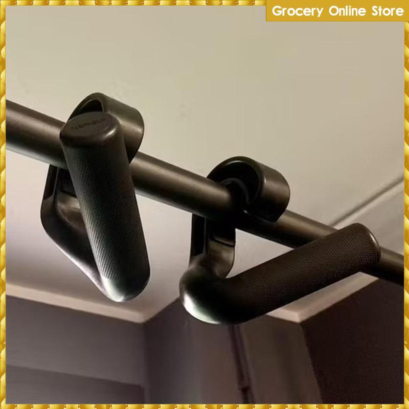 [Wishshopelxl] 2 ชิ้น Pull up Bar Handles Weightlifting Grips Cable Machine Handles สําหรับ Dumbbell