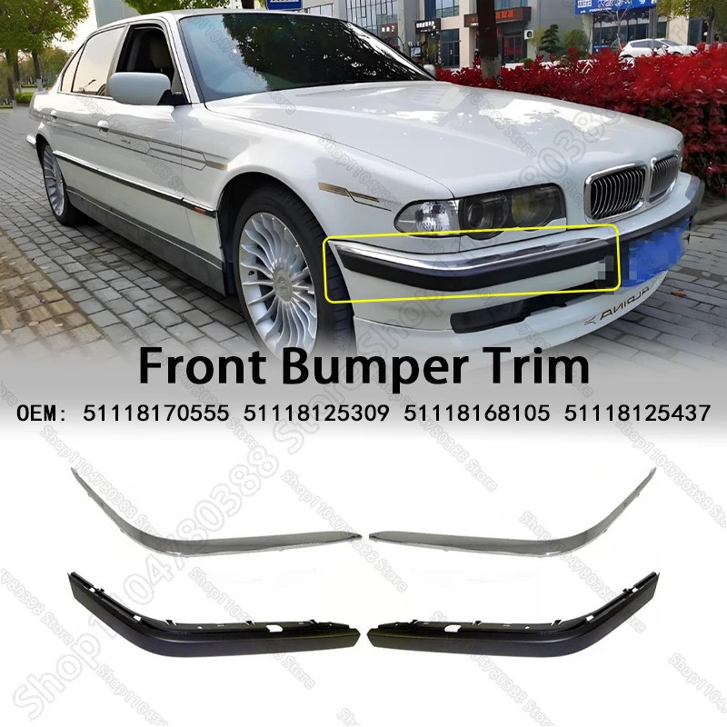แท้กันชนหน้าสําหรับ 1995-2001 E38 BMW 740i 740iL 740iLP 750iL 750iLP 51118170555 51118125309 5111816