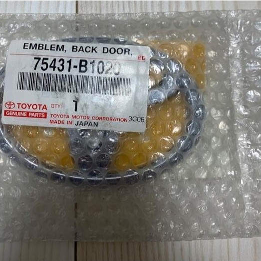 TOYOTA PASSO ARACY ประตูหลัง EMBLEM 75431-B1020