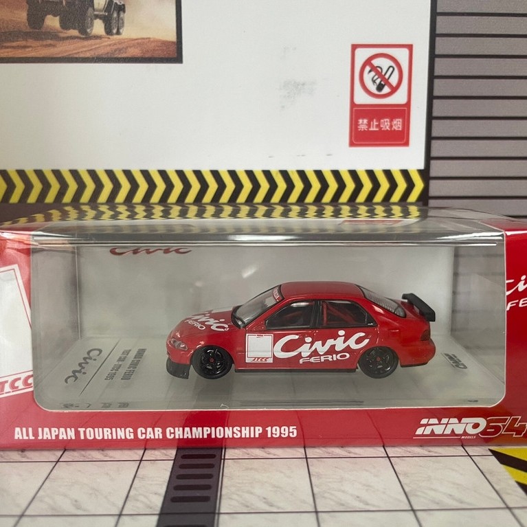 1/64 inno 本田思civic ferio EG9 红色civic ferio 测 车