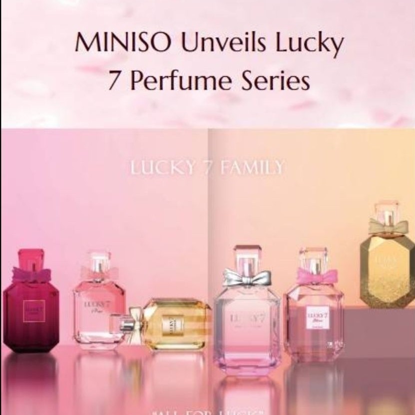 Miniso Unveils Lucky 7 Perfume Series 🌷🌷