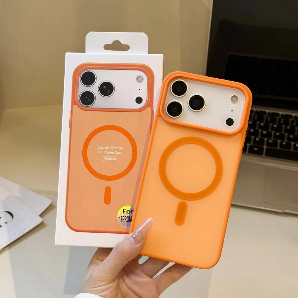 รองรับการเคสไอโฟน For iPhone 17 13 11 14 15 16 12 Pro Max 17PRO 17PROMAX เคสโทรศัพท์แม่เหล็ก ซิลิโคนเหลว แบบแม่เหล็ก