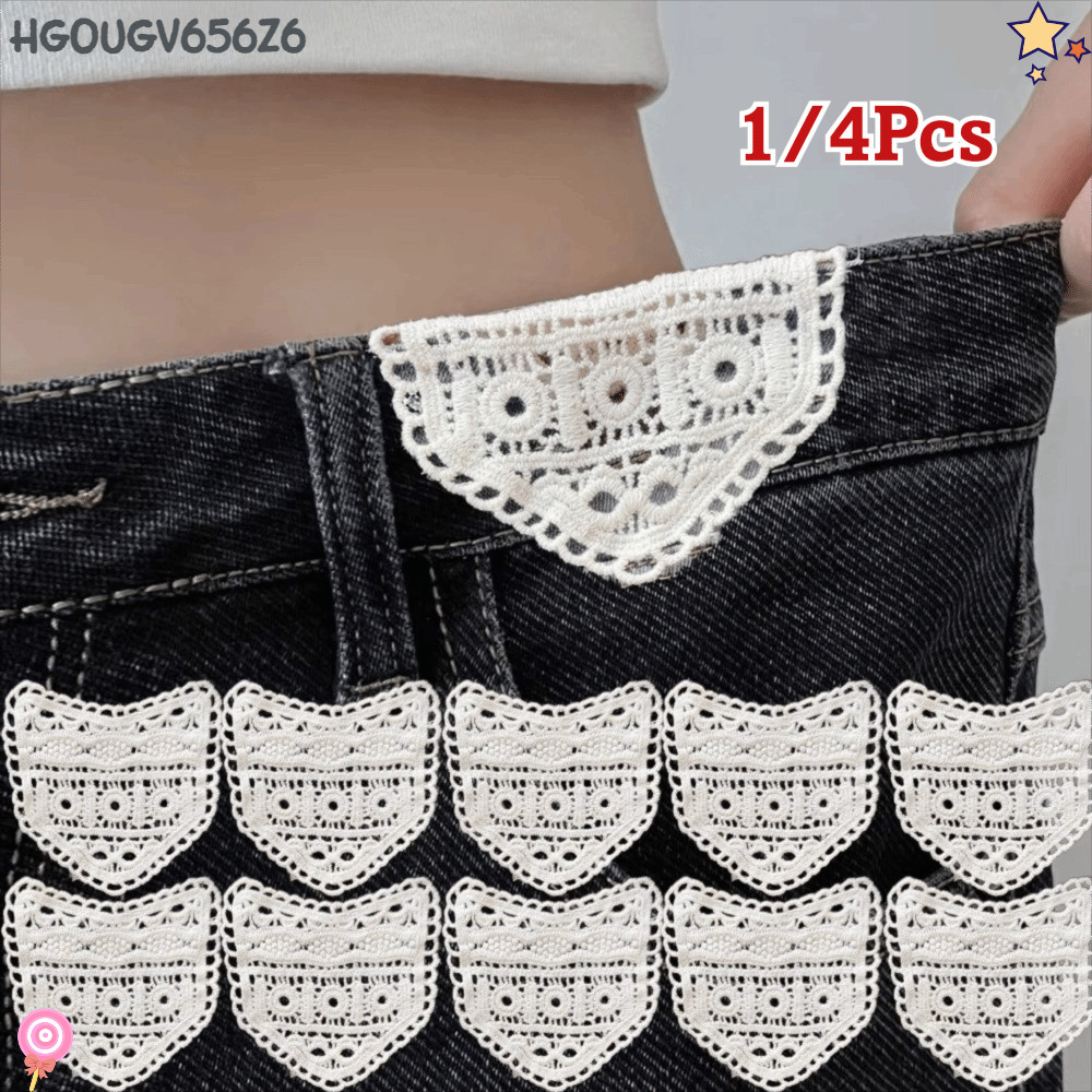 HGOUGV656Z6 1/Pcs เอว Expanders, ปรับคลอดบุตรกางเกงยีนส์เอว Expander,ผ้าฝ้าย Hollow Lacework เอว Band DIY เครื่องแต่งกายจักรเย็บผ้าเครื่องมือ