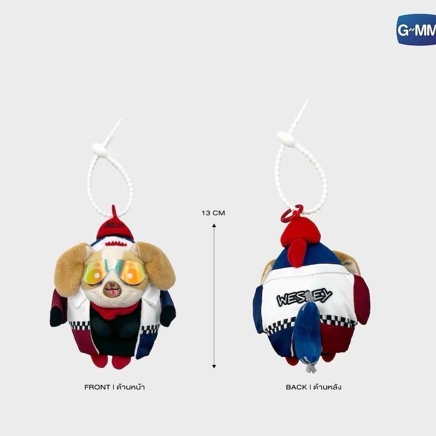 GMMTV Shop GMMTV 2026LOL พัดลมคอนเสิร์ต Fest WESLEY RACER DOLL KEYCHAIN Set ของแท้