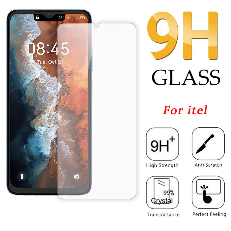 ฟิล์มกระจกนิรภัย itel P65 P55 P40 P38 S25 S24 S23 S18 A200 A100 TS Pro A100C A90 A95 A80 A70 City 20