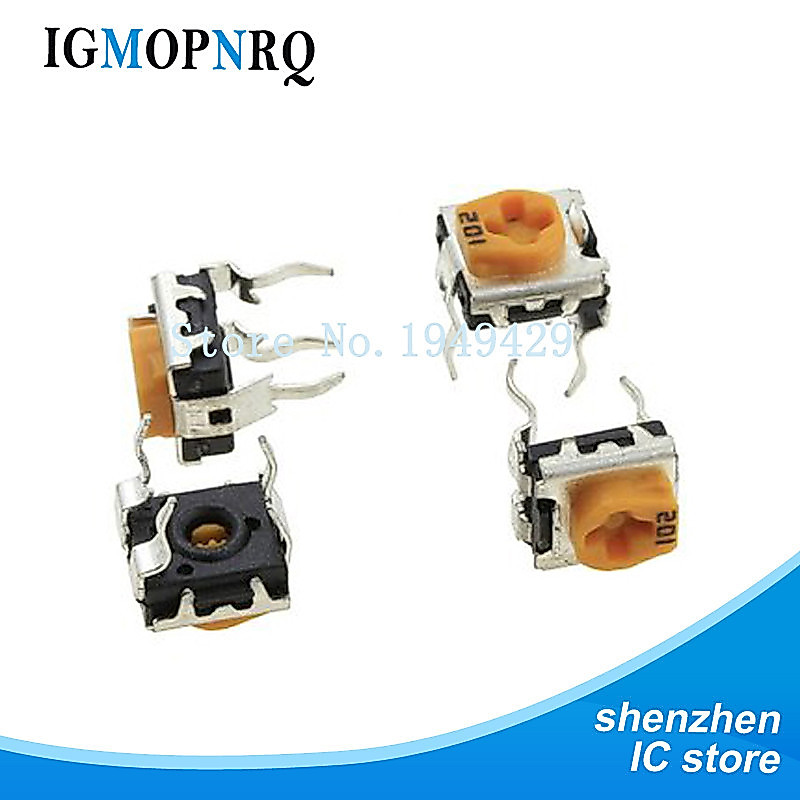 20pcs WH06-2C 100 200 500 1K 2K 5K 10K 20K 50K 100K 200K 500K 1M โอห์ม Trimmer Potentiometer variabl