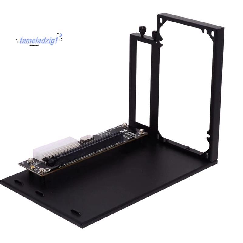 PCIe 4.0 X4 F9G-BK7 OCuLink 64Gbps EGPU การ์ดอะแดปเตอร์แล็ปท็อปแท่นวางกราฟิกภายนอก ATX GPU สําหรับ M
