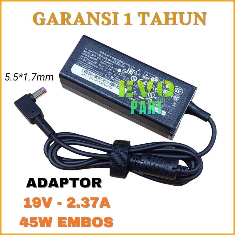 Acer TravelMate P249 P259 P645 P648 P658 P449 P459 Series 45W อะแดปเตอร์ชาร์จ
