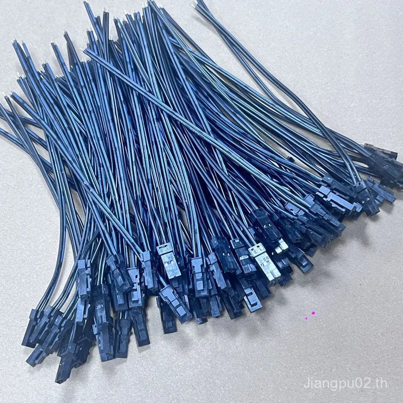 สีดํา 15 ซม. Du punt Line ชายหญิงการเชื่อมต่อ, 0.3 Squared 22AWG LED Strip Extension Lead Wire