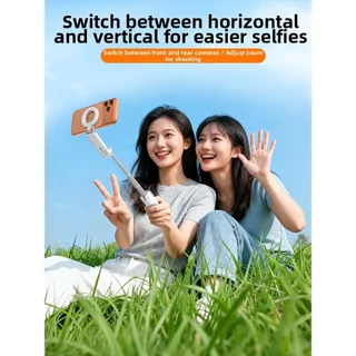 ว้าวใหม่ | ไม้เซลฟี่แม่เหล็ก Zoomable ที่วางโทรศัพท์รองรับขาตั้งกล้อง