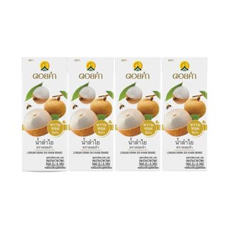 ดอยคำ น้ำลำไย Doi Kham Longan 200ml. Pack4