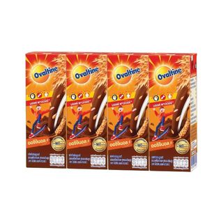 โอวัลติน นมมอลต์ช็อกโกแลตยูเอชที Ovaltine Choc Malt UHT 180ml. Pack4