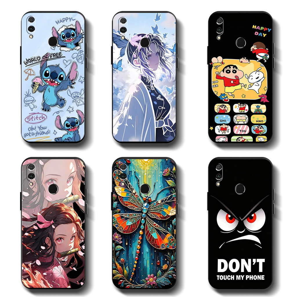 สีดํานุ่มสําหรับ Honor 8x Honor 8x max Huawei Y9 2019 nova 3i nova 4e (p30 lite) Anti-Scratch กล้องป