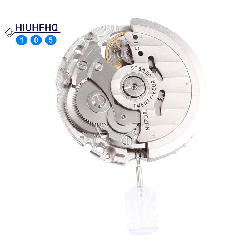 Hiuhfhq106Japan NH70/NH70A Hollow อัตโนมัตินาฬิกา 21600 BPH 24 Jewels ความแม่นยําสูง Fit สําหรับนาฬิ