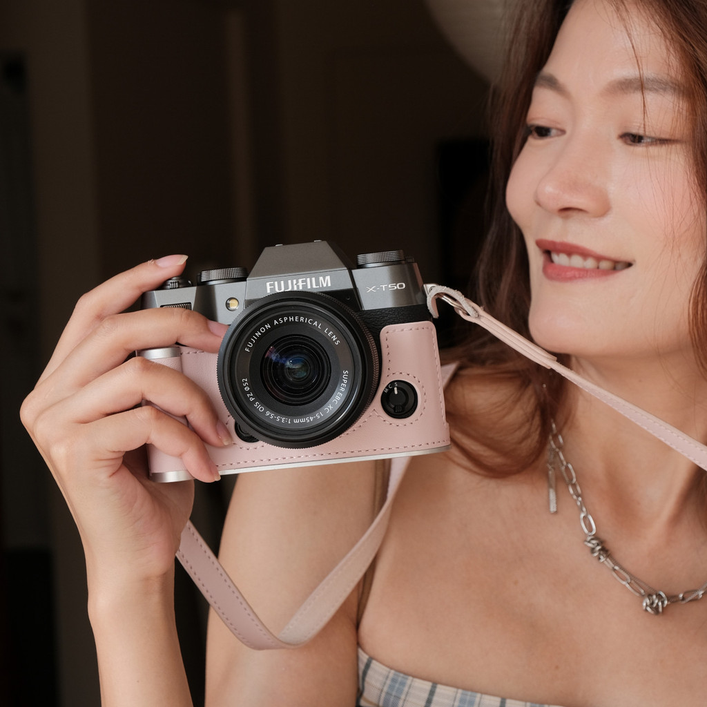 [จัดส่งด่วนพร้อมสต็อก] ซองหนังกล้อง Fuji xt50 Handle Powder Protective Case xt30 Third Generation Ha