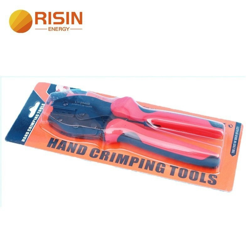Risin Solar Connector CRIMPING Tool CRIMPING Plier มือพลังงานแสงอาทิตย์ PV Connector Crimper สําหรับ