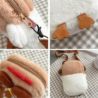 กระเป๋าสะพายข้าง 20cm กระเป๋าไก่สร้างสรรค์ plush bag น่ารัก เข้ากับทุกการแต่งกาย สายสะพายไหล่ปรับได้ สําหรับผู้หญิง