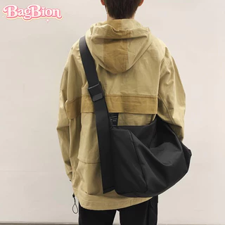 🔥กระเป๋าเดินทาง เล่นกีฬา กระเป๋าสะพายข้างแบบ unisex ทำจากไนลอนกันน้ำ สามารถใส่แล็ปท็อปได้ ดีไซน์เท่สไตล์สตรีทCOD