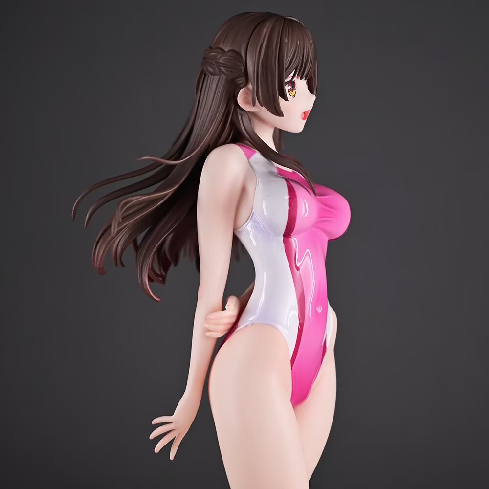 เช่าแฟน Suwon Chizuru Cheongsam การแข่งขันชุดว่ายน้ํารูปอะนิเมะของเล่นสองมิติเครื่องประดับรุ่นขายส่ง