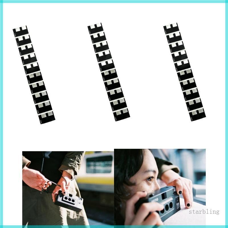 Star 10 ชิ้น DX สติกเกอร์ 135 ฟิล์มแพ็คฟิล์ม Cassette DX Coded สติกเกอร์สําหรับ ISO50 ISO100