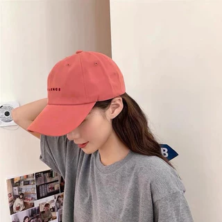 LoomLab หมวกเบสบอล ด้วยการเย็บปักถักร้อย ตัวอักษร ซอฟท์ท็อป สไตล์เกาหลี เหมาะสำหรับทั้งชายและหญิง（มี 4 สี）