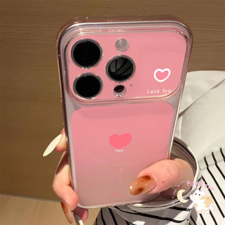 เคสโทรศัพท์ลายไล่สีเกรดพรีเมี่ยมกับรูปหัวใจ เคสไอโฟน17air เหมาะสำหรับ IPhone 16 17 15 14 13 12 11 Pro Max 15 Plus