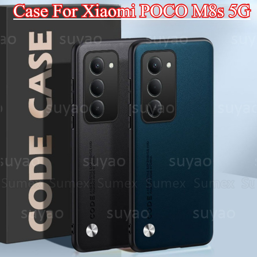 สําหรับ Xiaomi POCO M8s POCOM8S 5G เคสโทรศัพท์กันกระแทก Soft TPU ปลอกหนังธรรมดาเคลือบซิลิโคนป้องกันปกหลัง Mi POKO M8S 2026